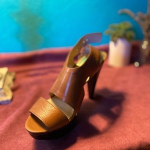 2 Pairs of Black and Brown Michael Kors Heels